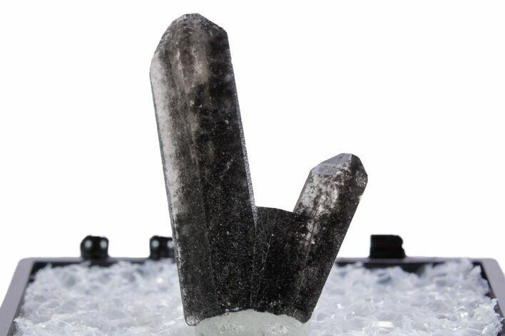 Vitreous Black Topaz Crystal Cluster - Utah #347134